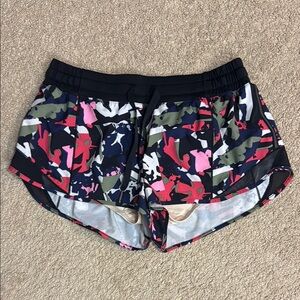 Lululemon Athletica Pink and Green Athletic Shorts